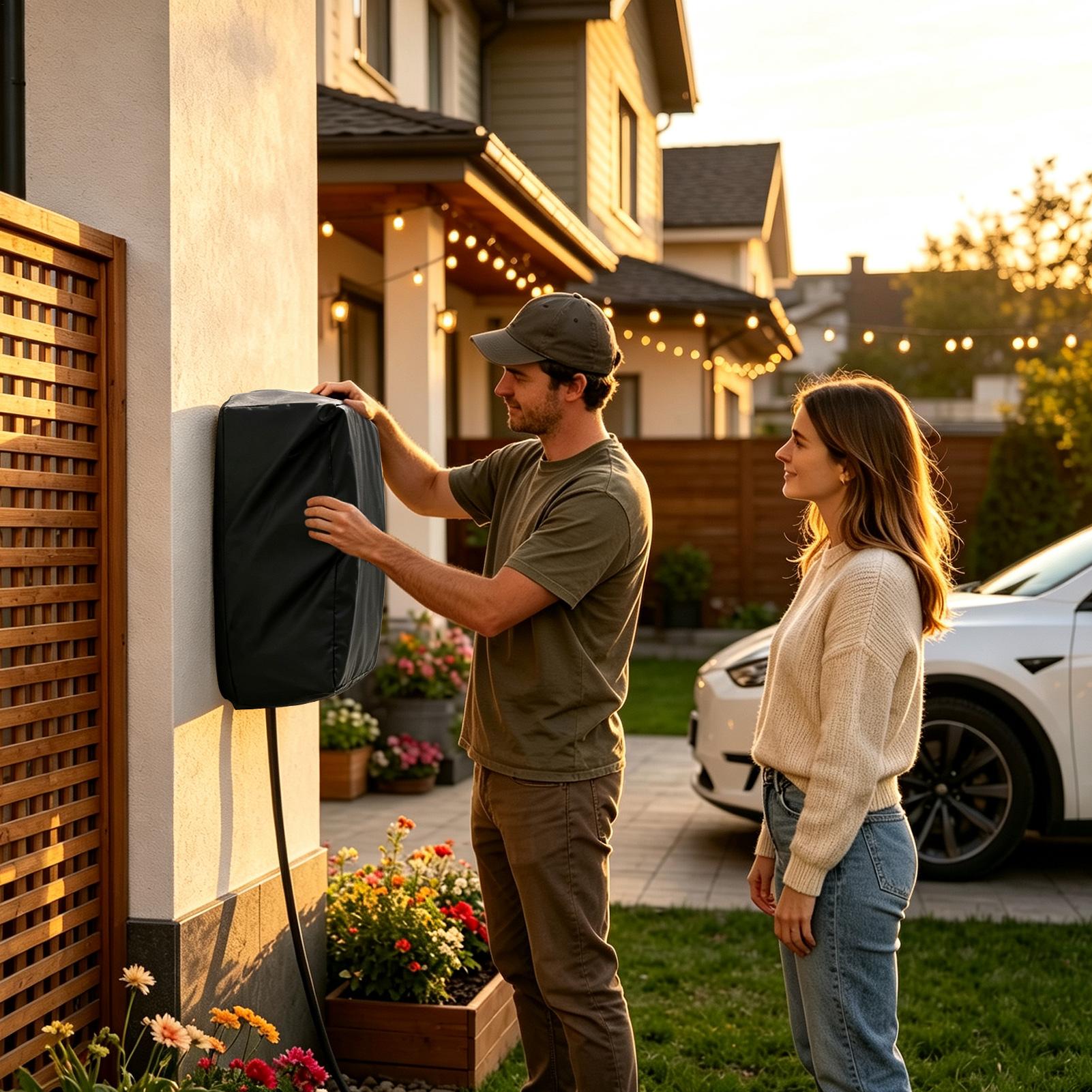 Home Ev Charger - Cubierta para cargador de vehículos eléctricos