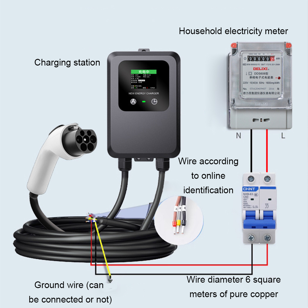 Cargador EV 32A-24A-16A-8A 7KW - Wallbox Ev reseña y precio