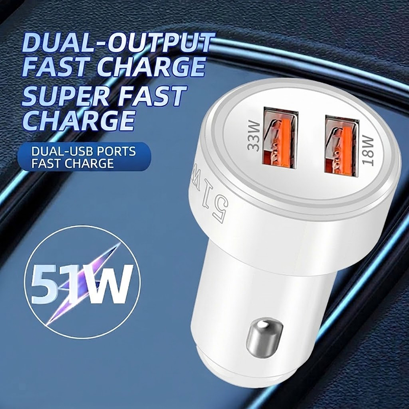 Cargador de Coche Dual USB 51W - Fast Ev Charger reseña y precio